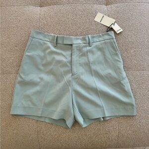 Zadig & Voltaire Please Crepe Shorts Celadon Green Size 42 NWT  High Waist